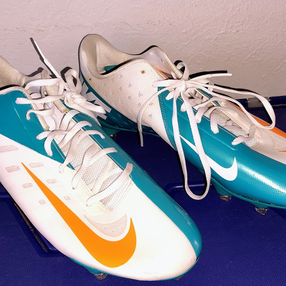 Nike Teal and Orange Men's Shoes